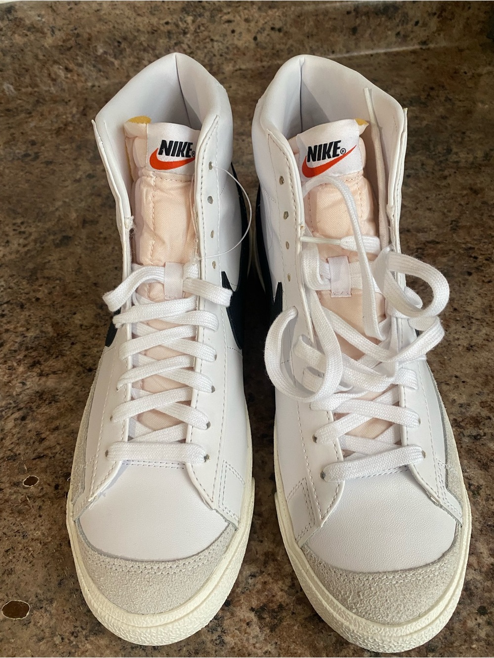 Nike blazer Mid ‘77 white/black men’s size 10.5 - Picture 4 of 7